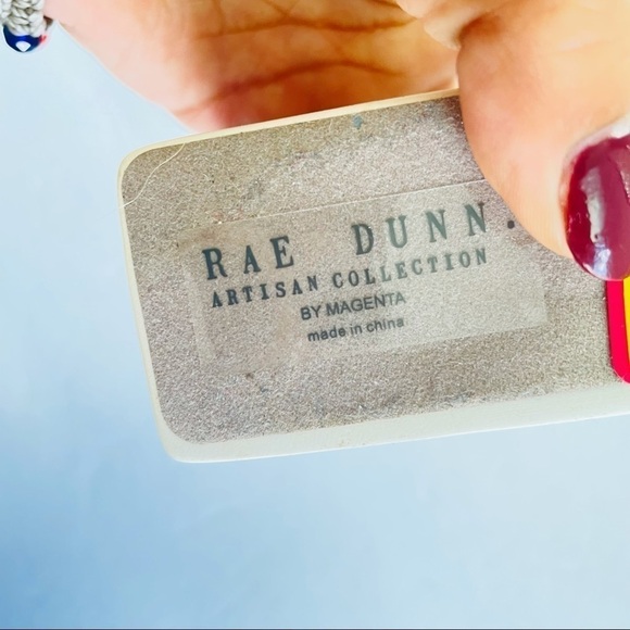 Rae Dunn Evolve/ Think square ceramic office black cream - Picture 3 of 3